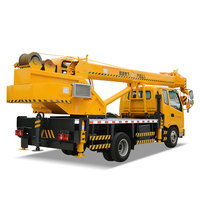 Grue de voiture Kama 4X2 nouvelle grue de camion 8 tonnes grue mobile à flèche télescopique hydraulique montée sur camion