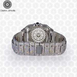Reloj Cuadrado de Acero Inoxidable de Lujo Charm_Jewells de 38 mm con Cristal de Zafiro, Movimiento de Cuarzo, Esfera Analógica, Moda Femenina - Product Image 4