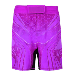 Shorts MMA pour hommes 100% coton non tissé, respirants, taille élastique, couleur/taille/logo personnalisables, service OEM, style streetwear - Product Image 1