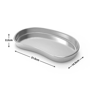 Bandeja esterilizada de acero inoxidable con forma de riñón, pinzas, tarro, recipiente, botella, herramientas cosméticas para tatuajes, médicas, dentales y quirúrgicas - Product Image 5