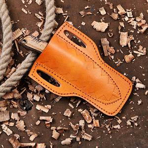 Couteau EDC à lame fixe personnalisé Nordic Forge, fourreau Pancake, 6 pouces, lame pleine longueur, pour le désossage, le camping, la chasse, acier 12c27, qualité industrielle - Product Image 6