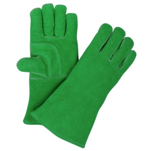 Gants de sécurité en cuir de vachette de qualité supérieure, entièrement doublés de polaire, protection industrielle pour les mains des soudeurs, gants de soudage - Product Image 4