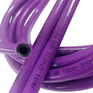 สายแก๊ส AGSS สำหรับการแพทย์แบบแรงดันสูง Indoflex ขนาด 6 มม. ID x 12.5 มม. OD เกรดทางการแพทย์ ปราศจากสารพาทาเลต สายเสริมแรง - Product Image 3