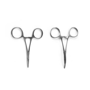 Pince hémostatique en acier inoxydable HERMANN MEDITECH, forceps à moustiques courbés, instruments chirurgicaux, outils médicaux à préhension de précision - Product Image 5