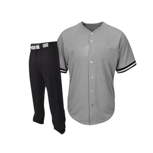 Maillots de softball sublimés personnalisés, uniformes de baseball confortables à coupe régulière avec manches courtes, vêtements de sport pratiques - Product Image 4