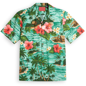 Chemises hawaïennes à manches courtes pour hommes, motifs personnalisés, impression numérique haute définition - Product Image 6