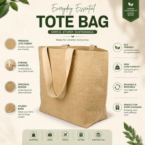 Premium Cotton Canvas Tote <b>Bag</b> <b>Long</b> Handles | Eco Friendly Lightweight <b>Long</b> Lasting Reusable Shopping Grocery Market Carryall - Product Image 5