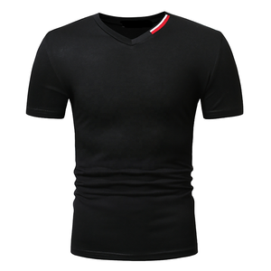 Haute qualité 180g 100% coton t-shirts prix usine fabricant Logo personnalisé impression T-Shirt plaine unisexe femmes hommes T-shirt - Product Image 6