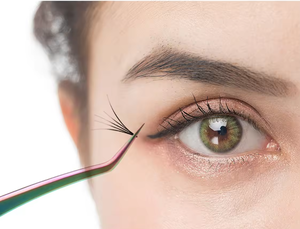 Black Silver Grip Eyelash Tweezers <b>Pink</b> <b>Box</b> Packing Isolation Private Label Fiber Tip Volume Lash Tweezers for sale - Product Image 2