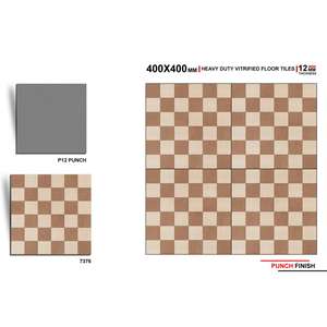 Azulejos de Porcelana para Exteriores de Alta Resistencia, Diseño Cerámico Glaseado, 400x400mm, 40x40cm, 16x16, para Estacionamientos, Venta al Por Mayor - Product Image 1