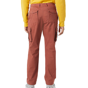 Pantalon cargo jaune moutarde pour homme, taille élastique, plusieurs poches, style décontracté, tissu en toile mi-lourd, respirant, pour l'automne - Product Image 5