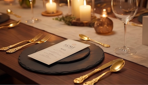 Service de couverts floral victorien en or mat, finition PVD or mat avec poignée à détails anciens pour fêtes élégantes, mariages et restaurants - Product Image 3