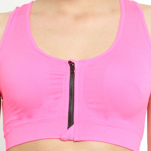 Hot Sale Breathable Yoga <b>Bra</b> High Quality Women Sport Fitness Workout <b>Stretch</b> Beautiful Zip Style Gym Running Sports <b>Bra</b> Women - Product Image 3