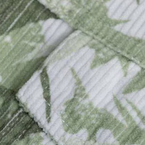 Men's Green Camouflage Corduroy Shirt <b>Jacket</b> Turn-down Collar Button Closure Casual Regular Fit Spring Wear - Product Image 6