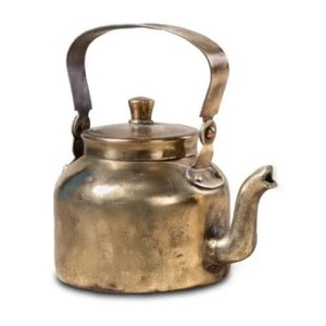 Bouilloire décorative artisanale en acier inoxydable, très vendue, pour le thé et le café, idéale pour la table de cuisine et la présentation. - Product Image 2