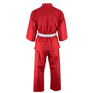 Vêtements de karaté personnalisés en usine, approuvés par la WKF, en coton, ensembles d'uniformes de karaté blancs pour arts martiaux - Product Image 6