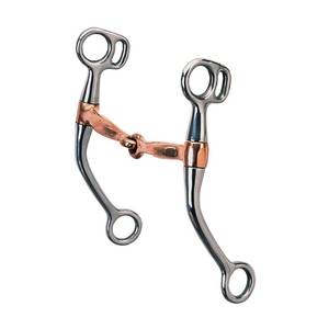 Mors à joues pleines de luxe pour cheval, mors à anneaux mobiles, mors de correction articulé, bijoux équestres pour cheval - Product Image 6