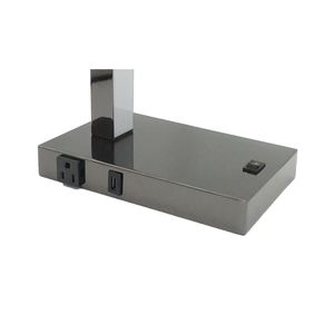 Lámpara de Escritorio LED Moderna con USB y Enchufe, Iluminación Práctica y Elegante para el Espacio de Trabajo - Product Image 4