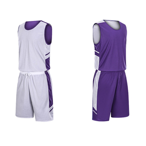 Conjunto de Uniformes de Baloncesto Personalizados para Hombre y Mujer, Sin Mangas, de Malla Transpirable, con Números de Equipo Impresos, Sublimados, Cuello en V, Ropa Deportiva - Product Image 2