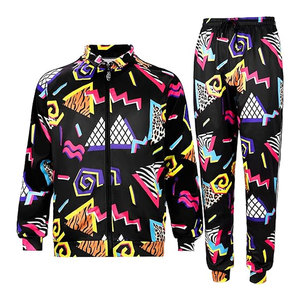 Outfit for Men Side Taping Sportswear Urbanwear Streetwear Casual Long Sleeve 90s Tracksuit Jogger Retro Athletic Jacket Pants - Product Image 1