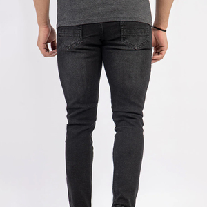 Pantalones Vaqueros de Mezclilla para Hombre, Estilo Nuevo, Cintura Alta, Lavados, Transpirables, con la Mejor Calidad OEM - Product Image 2