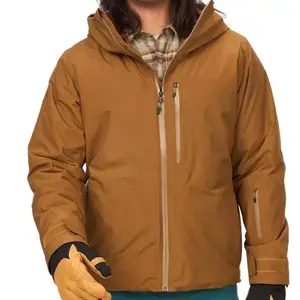 Лыжная куртка уличная теплая дышащая зимняя одежда куртка высокого качества Сноуборд водонепроницаемая для мужчин спортивная одежда 100% полиэстер для взрослых