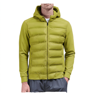 Vestes matelassées en toile pour hommes, OEM personnalisées, chaudes, imperméables, respirantes, à capuche, style décontracté pour les sports d'hiver - Product Image 6