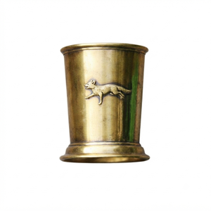 Taza de Cobre Antigua de la Mejor Calidad con Diseño de Relieve de Zorro, Estilo Vintage, Vajilla Metálica, Regalo, Artículos de Bar, Vasos para Cócteles - Product Image 2
