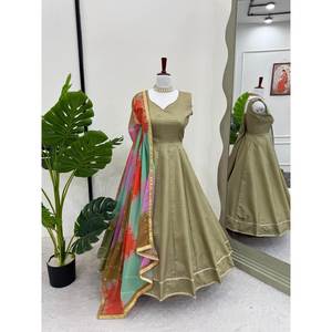 ชุดราตรีออกแบบสำหรับงานปาร์ตี้ plazzo dupatta - Product Image 5