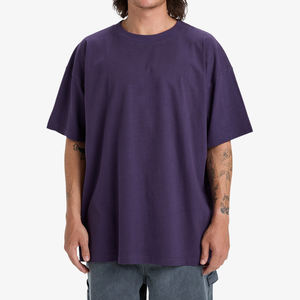 En stock, t-shirt long ample en coton 100% pour homme, confortable, respirant, séchage rapide, tailles personnalisées - Product Image 1