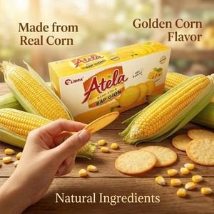 Wholesale Made from Real Corn Atela Corn Crackers 150g Crunchy Healthy Snack Vietnam ODM Ready to Export - Product Image 1
