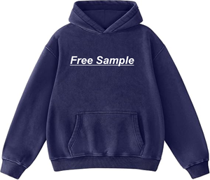 เสื้อฮู้ดดี้ทรงโอเวอร์ไซส์แบบฟอกสีแบบพิเศษ 500gsm ผ้าฝ้าย 100% หนานุ่ม ทรงพูลโอเวอร์แบบเรียบ เสื้อฮู้ดดี้ทรงโอเวอร์ไซส์ลายเพชร - Product Image 2