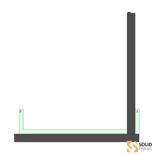 ชั้นวางของแบบเลื่อนได้อิสระสไตล์อิตาลี พร้อมขาตั้ง ประกอบง่าย ดีไซน์น้ำหนักเบา เหมาะสำหรับใช้ในโชว์รูมภายในอาคาร - Product Image 4