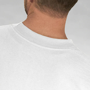 เสื้อยืดผู้ชายไซส์ใหญ่ ขายส่ง แบบเรียบ รับสกรีนโลโก้ คุณภาพสูง สำหรับผู้ชาย ปี 2025 - Product Image 5