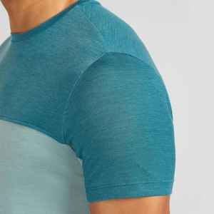 Fabrication en gros de t-shirts pour hommes, plusieurs couleurs, vêtements de sport et d'entraînement. - Product Image 3