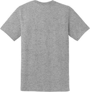 Camiseta de Manga Corta para Hombre, Color Gris Jaspeado, Corte Regular, Cuello Redondo, Estilo Casual - Product Image 5
