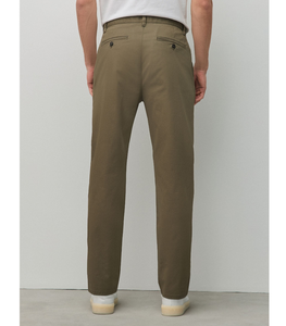 Pantalon chino pour homme en coton et élasthanne, coupe régulière et ajustée, confort extensible, séchage rapide, écologique, respirant, moderne et décontracté - Product Image 3
