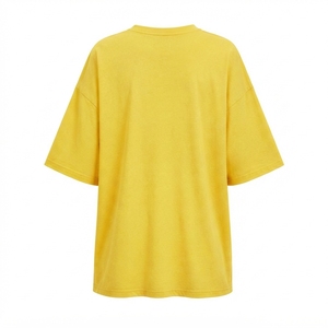 เสื้อยืดโอเวอร์ไซส์พรีเมียมสำหรับผู้หญิง คุณภาพสูง ผลิตจากผ้าฝ้ายลำลอง พร้อมบริการสกรีนโลโก้ตามสั่ง บริการ OEM ขนาดตามสั่ง รับผลิตแบรนด์ส่วนตัว - Product Image 3