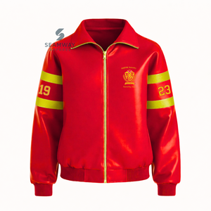 เสื้อแจ็คเก็ตหนัง PU สำหรับขับขี่มอเตอร์ไซค์ NSPDK รุ่น Moto Racer สำหรับผู้หญิง ดีไซน์สีสันตัดกัน เหมาะสำหรับการแข่งรถความเร็วสูง - Product Image 1