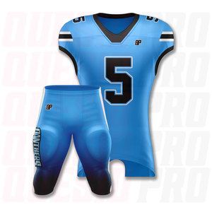 Uniformes de Fútbol Americano Personalizados para Adultos, Ropa Deportiva de Manga Corta Transpirable, Venta al Por Mayor Directa de Fábrica - Product Image 3