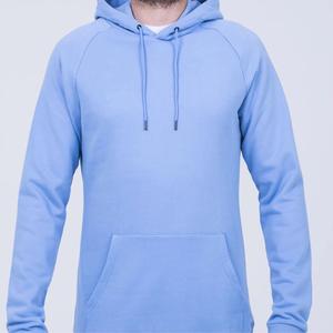 Men's Custom Printed Pullover Hoodie Breathable Solid Pattern 100% Cotton Material Hooded Top - Product Image 1