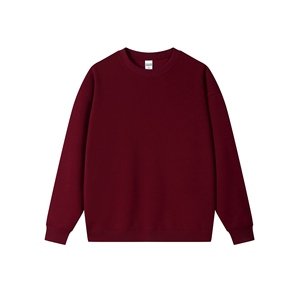 Sweat à capuche personnalisé col rond unisexe en coton, coupe ample et épaisse, avec motif brodé ou imprimé - Product Image 5