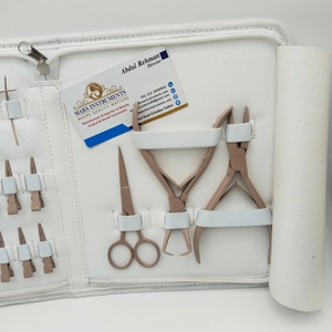 Kit Profesional de Pinzas para Extensiones de Cabello de 2 Orificios, Tijeras de Acero Inoxidable con Lazo, Herramientas Multifuncionales para el Cabello - Product Image 5