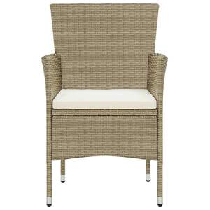 Set di 2 sedie da giardino beige - Product Image 3