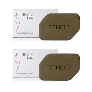 Jabón de Limpieza Profunda Ethiglo para Todo Tipo de Piel |   Ayuda a reducir las cicatrices del acné, la opacidad, el bronceado y la pigmentación. |   75g (Paquete de 2) - Product Image 1