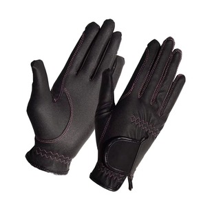 Gants d'équitation d'hiver personnalisés avec logo, en cuir synthétique extensible dans quatre directions, imperméables et respirants - Product Image 3