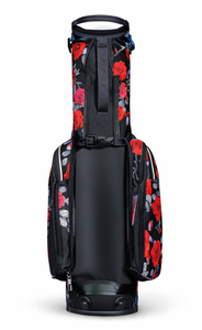 Sac de golf de luxe à motif floral rose pour femmes, sac de golf de haute qualité de créateur avec séparateur à 14 compartiments et grande poche de rangement - Product Image 6