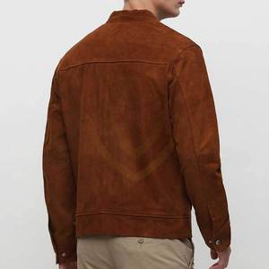 Casual Wear <b>Suede</b> Leather <b>Jacket</b> For Men Wholesale Price Winter <b>Suede</b> Leather <b>Jacket</b> Made In Pakistan - Product Image 3