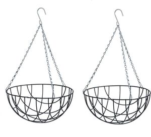 White Metal <b>Wire</b> <b>Storage</b> <b>Basket</b> With Handles Circle Shape Simple Design Multi-Purpose Neatening Bowl 8 In Diameter - Product Image 3