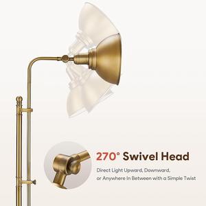 Lámpara de Pie Decorativa Alta con Brillo Ajustable para un Ambiente Acogedor - Product Image 5